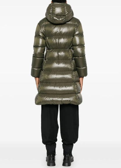 GUBBINO MONCLER DONNA LUNGO VERDE