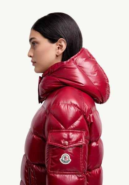 GUBBINO MONCLER DONNA ROSSO LUCIDO