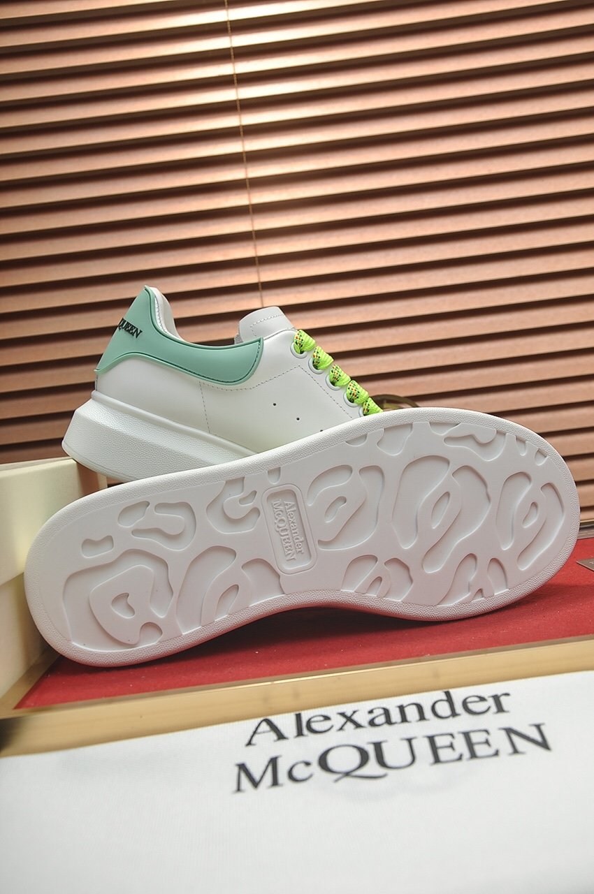 ALEXANDER MCQUEEN RETRO AZZURRO CON LACCI VERDI