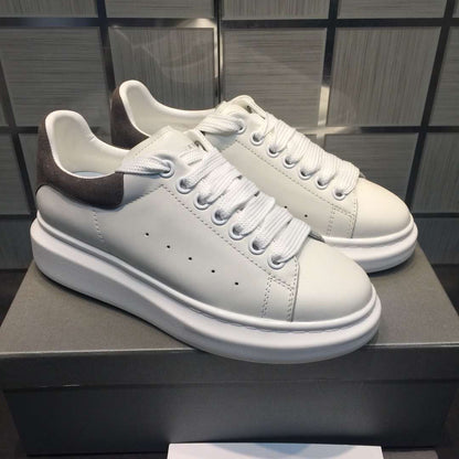 ALEXANDER MCQUEEN BIANCO CON RETRO MARRONE