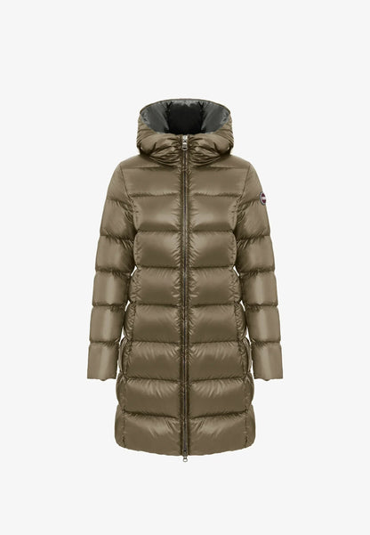 COLMAR DONNA VERDE LUNGO CON CAPPUCCIO