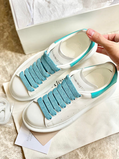 ALEXANDER MCQUEEN BIANCHE E TURCHESE