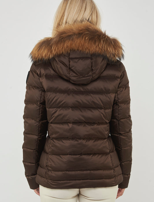 GIUBBINO BLAUER MARRONE CORTO DONNA PELLICCIA