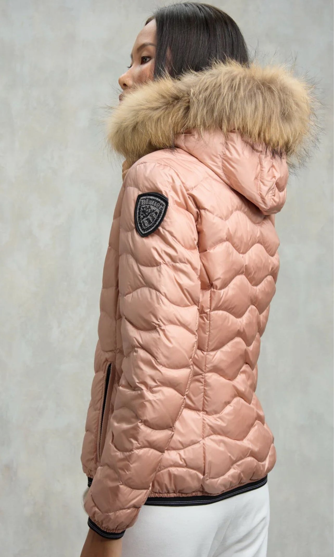 GIUBBINO BLAUER CORTO ONDE DONNA CIPRIA PELLICCIA