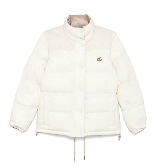 GUBBINO MONCLER DONNA BIANCO SENZA CAPPUCCIO