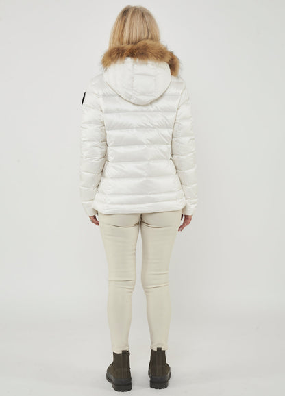 GIUBBINO BLAUER BIANCO CORTO DONNA PELLICCIA