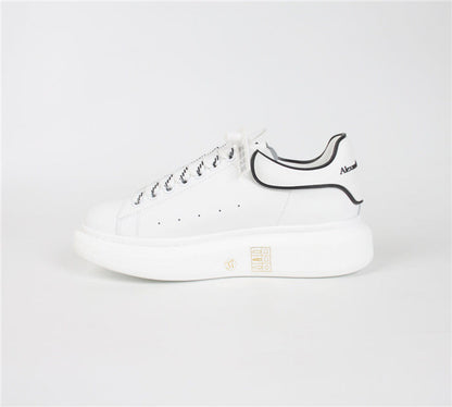 ALEXANDER MCQUEEN BIANCHE CON RETRO STRICIA NERA